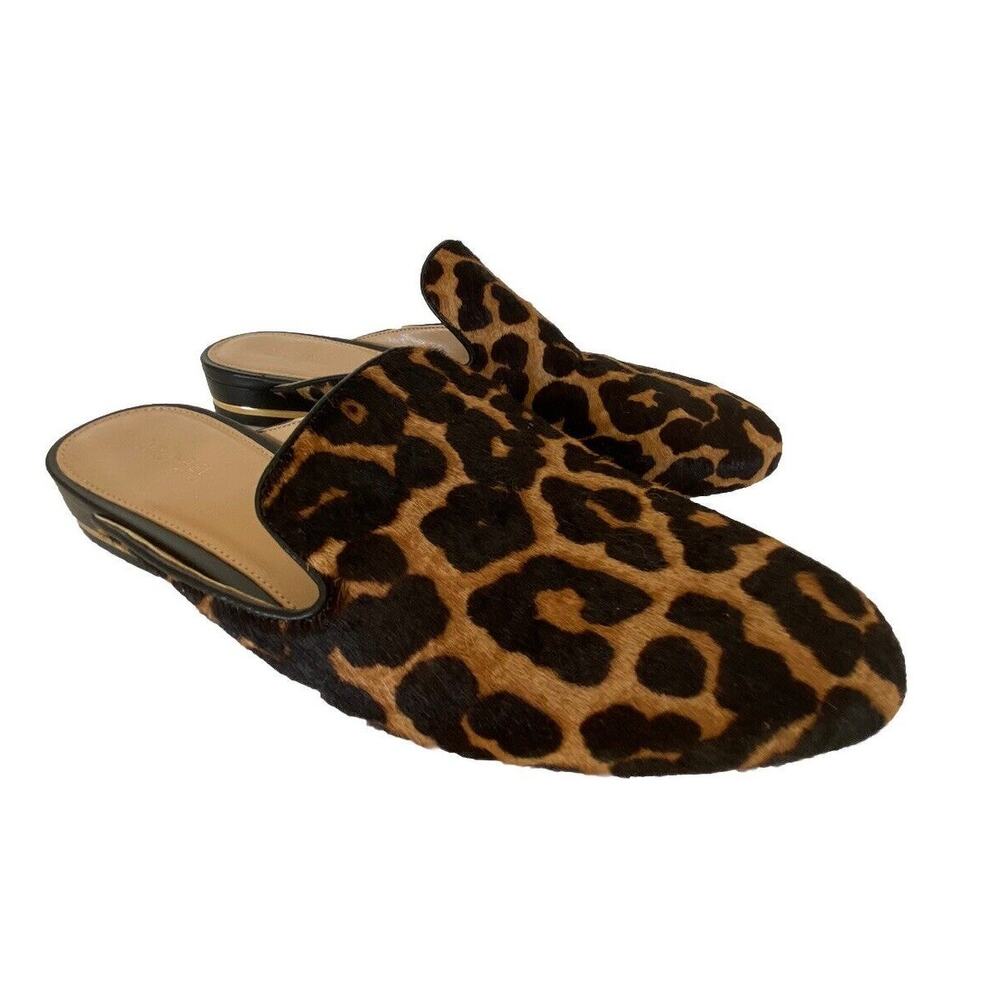 Michael Kors Leopard Print Slip-On Flats - Brown & Black